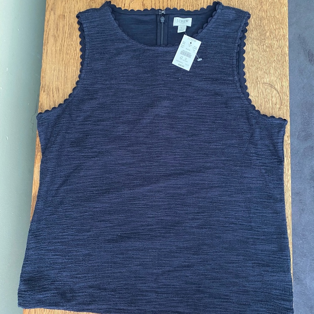 NWT Navy JCrew Tank Top 💙